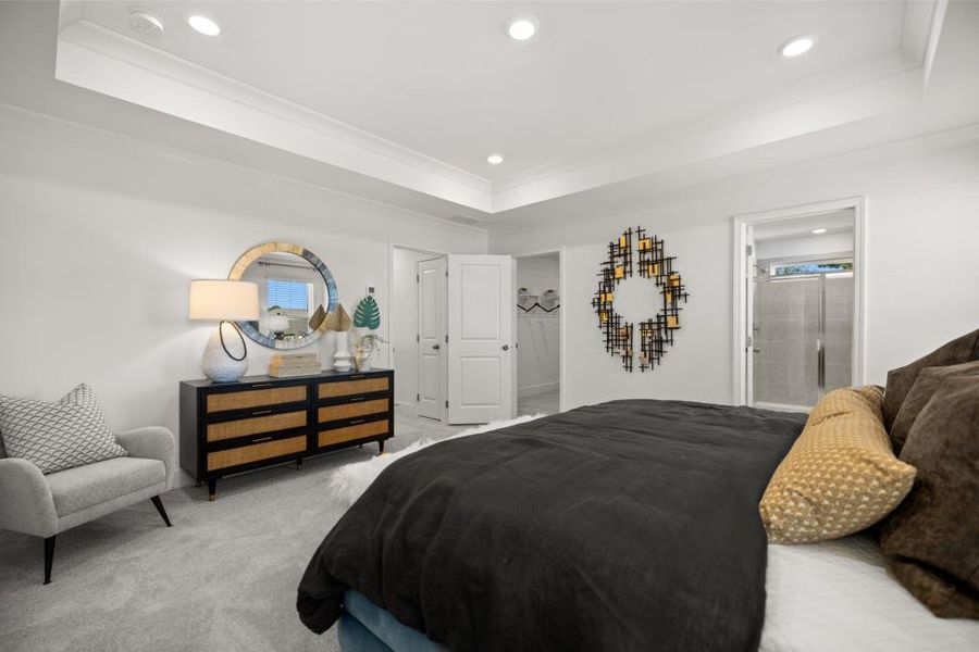 Furnished interior view inside a new home in Wellington Estates, Madison (Image 5).