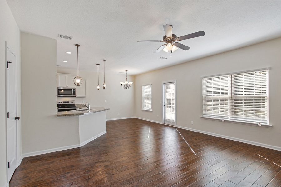 Representative unfurnished interior of a home built from the The Stacy by RTS Homes in Grand Reserve, Hinesville (Image 17).