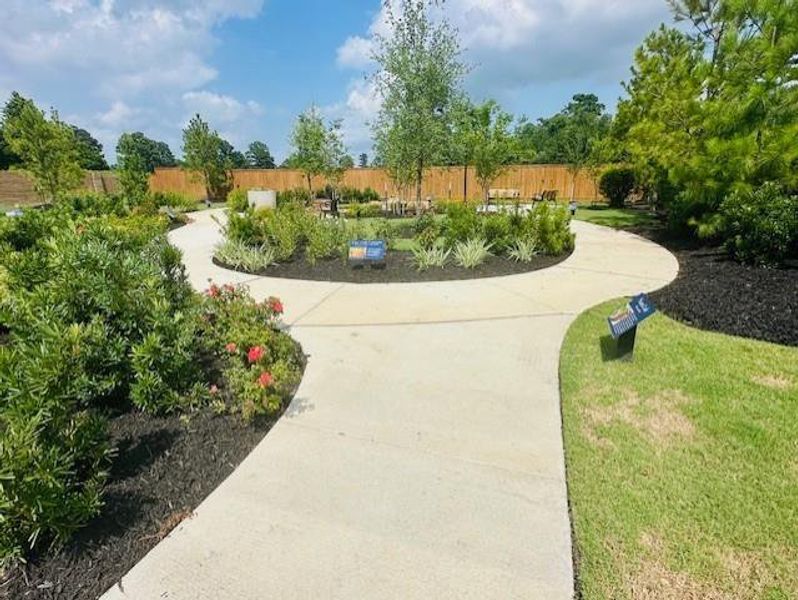 Butterfly Garden provides a quiet park area!