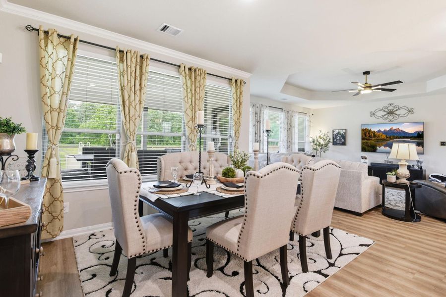 Furnished interior view inside a new home in , Cleveland (Image 33).