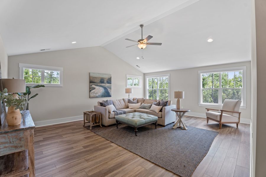 Representative furnished interior of a home built from the Scout by Bill Clark Homes in Sidbury Landing, Wilmington (Image 48).