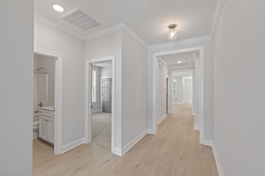 Representative unfurnished interior of a home built from the The Ellery by RobuckHomes in Baylee Ridge, Selma (Image 93).