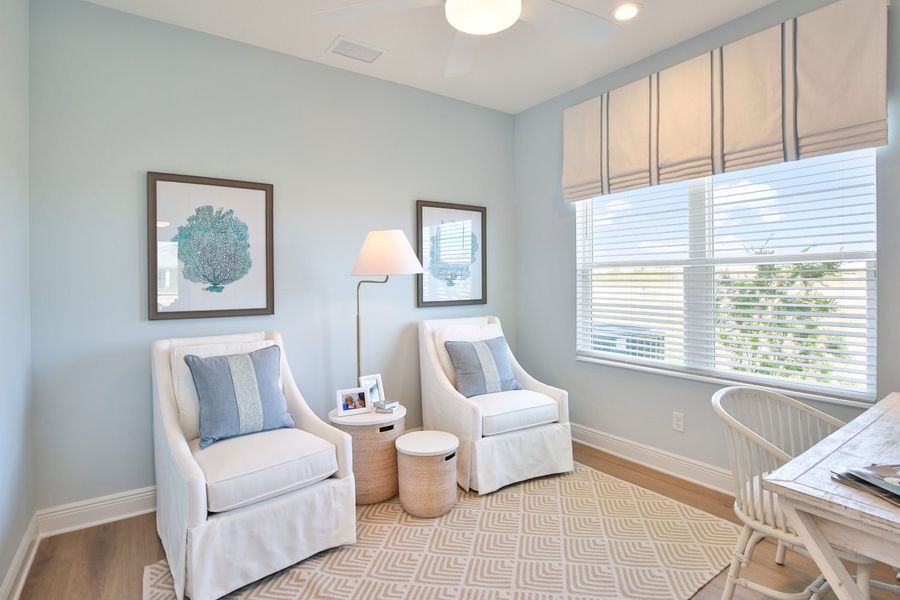 Representative furnished interior of a home built from the Sandcastle 2 by Neal Communities in Palm Grove, Bradenton (Image 29). Representative furnished interior of a home built from the Sandcastle 2 by Neal Communities in Palm Grove, Bradenton (Image 29).