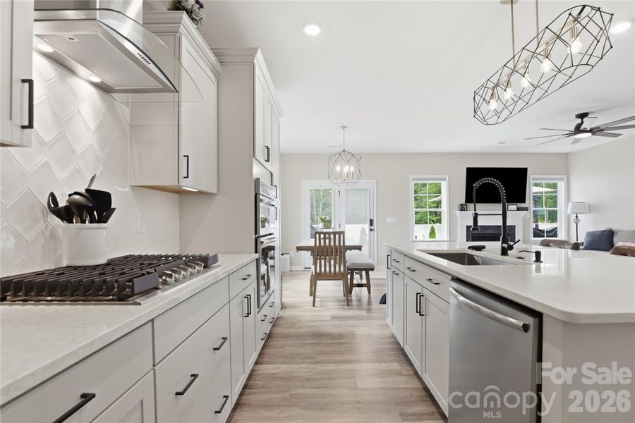 Furnished interior view inside a new home in , Advance (Image 7).