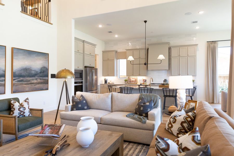 Representative furnished interior of a home built from the 5071 by Tradition Homes in Lakewood at Brookhollow – 60′ Lots, Prosper (Image 34).