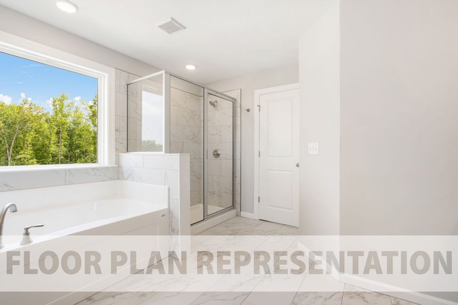 Representative furnished interior of a home built from the Hemingway by Ivey Homes in Tillery Park, Grovetown (Image 16).