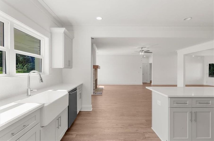 Furnished interior view inside a new home in , Cumming (Image 17).