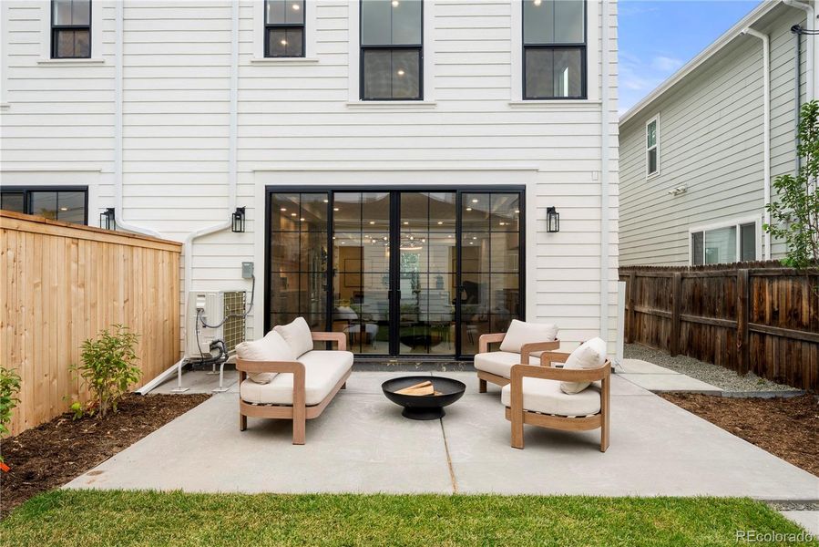 Exterior details and patio area of a home in , Denver (Image 25).