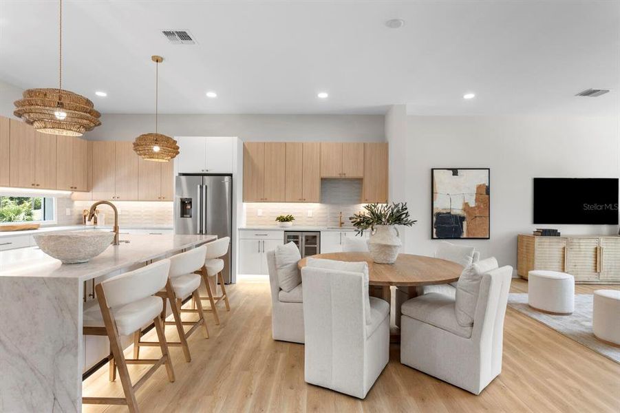 Furnished interior view inside a new home in , Tampa (Image 20).