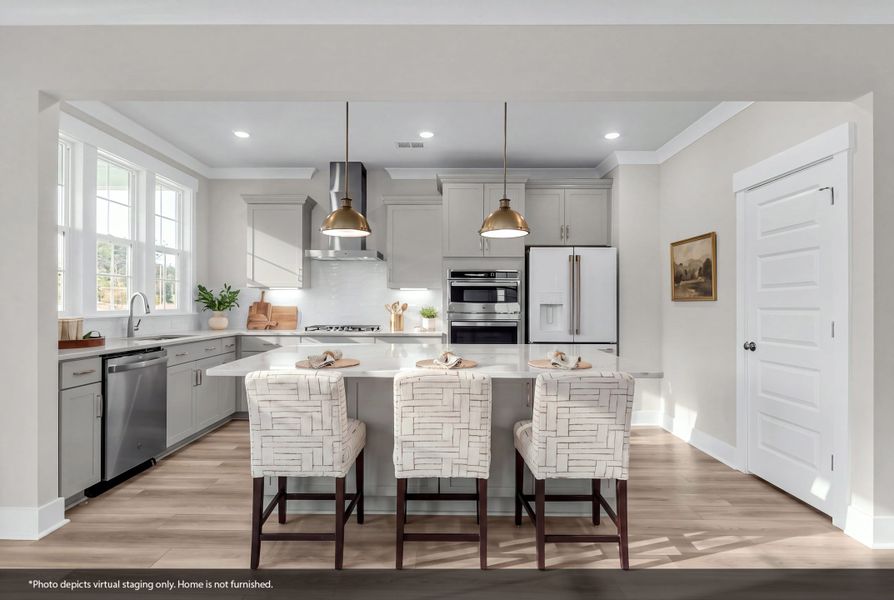 Furnished interior view inside a new home in Pineland Preserve, Summerville (Image 7).