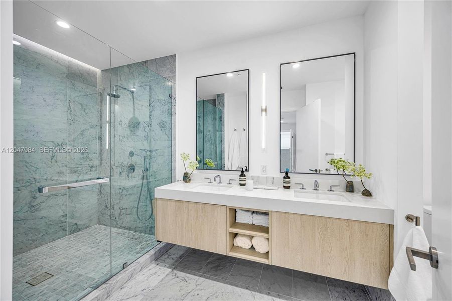 Furnished interior view inside a new home in , Bay Harbor Islands (Image 30).