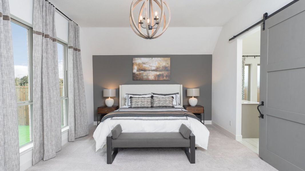 Furnished interior view inside a new home in Devonshire - Reserve 50', Forney (Image 10). Furnished interior view inside a new home in Devonshire - Reserve 50', Forney (Image 10).