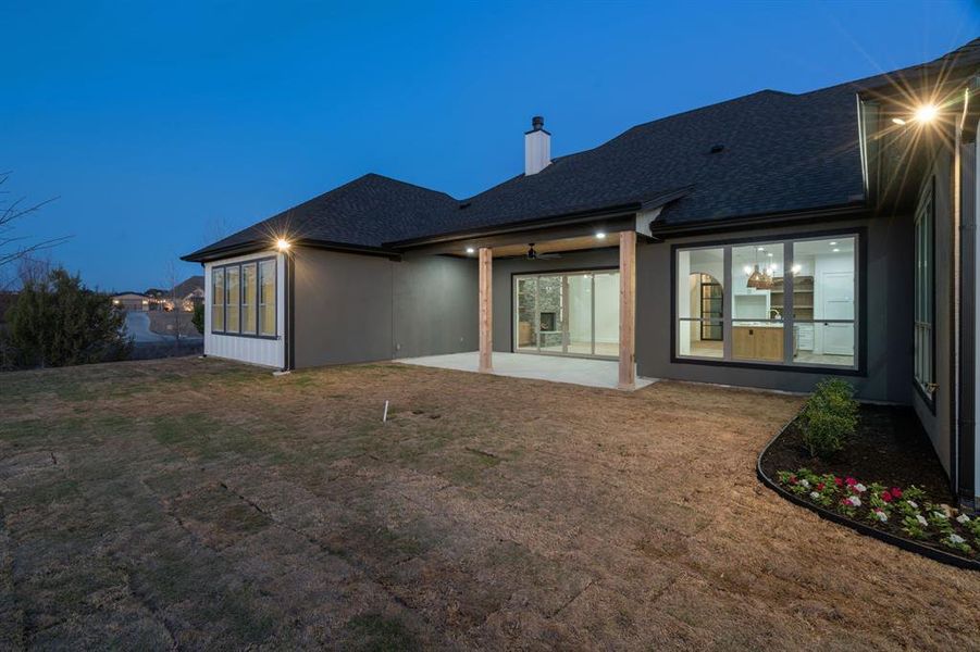 Exterior details and patio area of a home in , Weatherford (Image 4). Exterior details and patio area of a home in , Weatherford (Image 4).