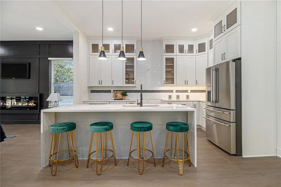 Furnished interior view inside a new home in , Atlanta (Image 7).