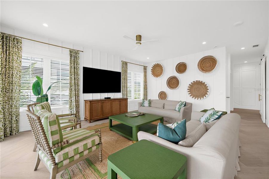 Furnished interior view inside a new home in , Sarasota (Image 49).