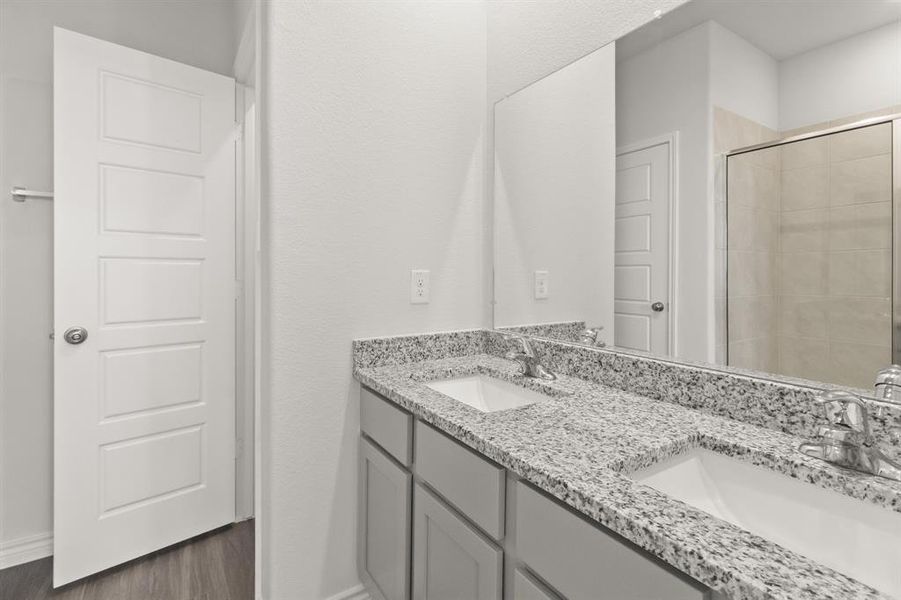 Furnished interior view inside a new home in Retreat at Fossil Creek, Fort Worth (Image 4). Furnished interior view inside a new home in Retreat at Fossil Creek, Fort Worth (Image 4).