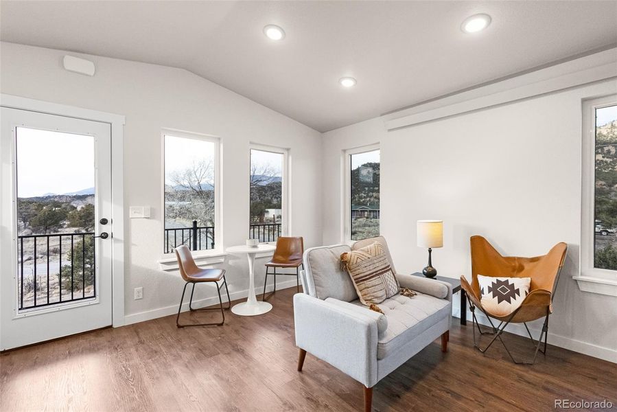 ADU with entry balcony