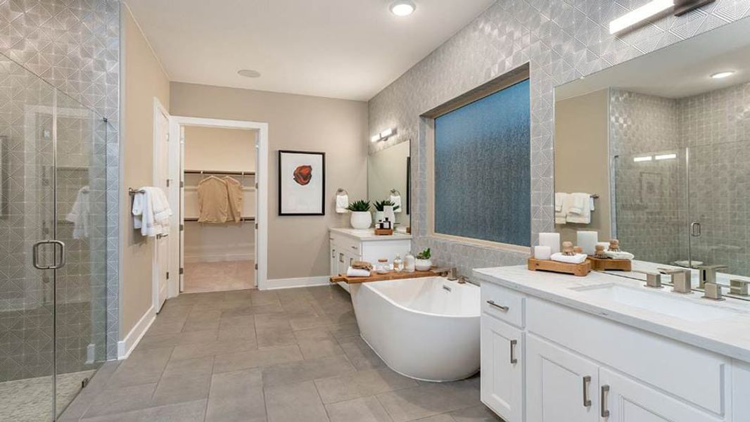Representative furnished interior of a home built from the Bonita by Taylor Morrison in Avalon at Friendswood, Friendswood (Image 10).