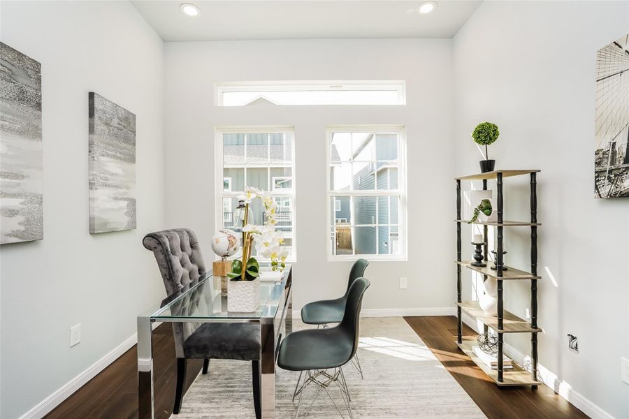 Furnished interior view inside a new home in , Spring (Image 8).