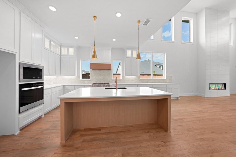 Furnished interior view inside a new home in Fields - 50' Lots, Frisco (Image 5). Furnished interior view inside a new home in Fields - 50' Lots, Frisco (Image 5).