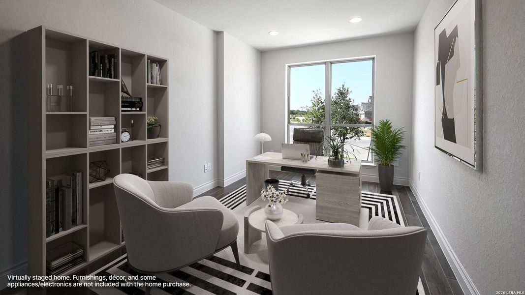 Furnished interior view inside a new home in Legacy at Lake Dunlap, New Braunfels (Image 13).