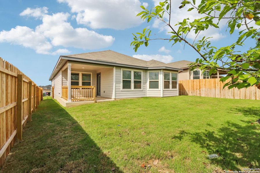 Exterior details and patio area of a home in Remington Ranch, San Antonio (Image 4). Exterior details and patio area of a home in Remington Ranch, San Antonio (Image 4).