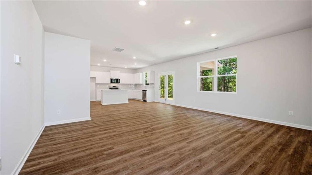 Spacious, unfurnished interior of a new home in The Reserve at Calcutta, Stockbridge (Image 19). Spacious, unfurnished interior of a new home in The Reserve at Calcutta, Stockbridge (Image 19).
