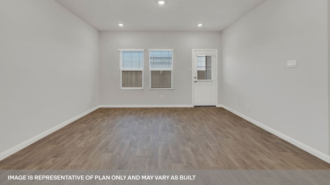 Spacious, unfurnished interior of a new home in Whisper South, San Marcos (Image 22).