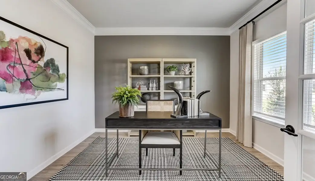 Furnished interior view inside a new home in Bryson Farms, Byron (Image 4). Furnished interior view inside a new home in Bryson Farms, Byron (Image 4).