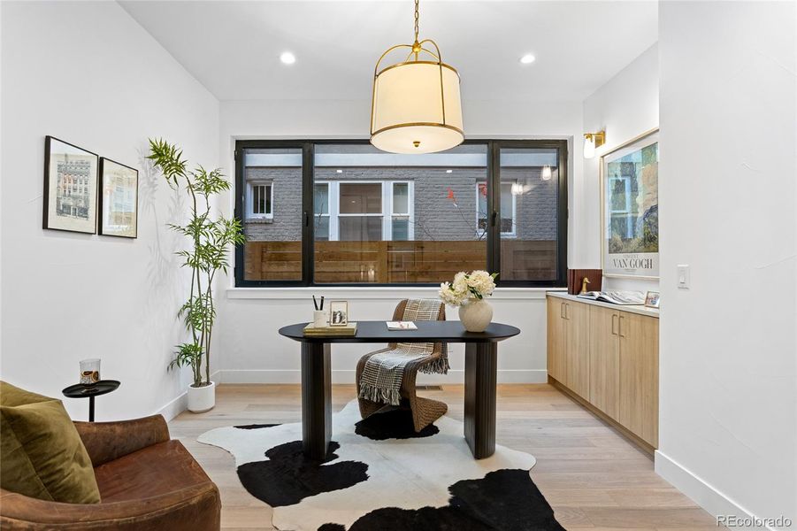 Furnished interior view inside a new home in , Denver (Image 43).
