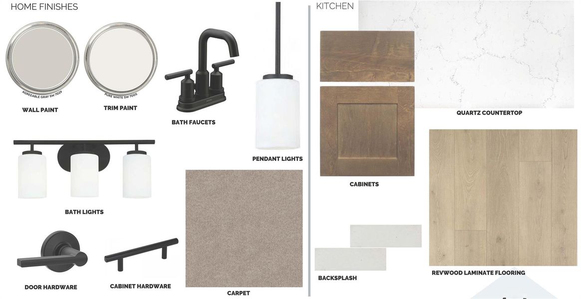Sample of building materials used in homes in Colony at Cole Springs, Buda (Image 5).