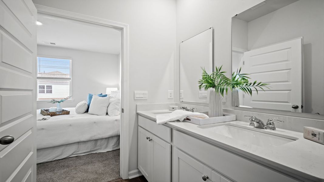 Furnished interior view inside a new home in The Retreat at East Argent, Ridgeland (Image 18).