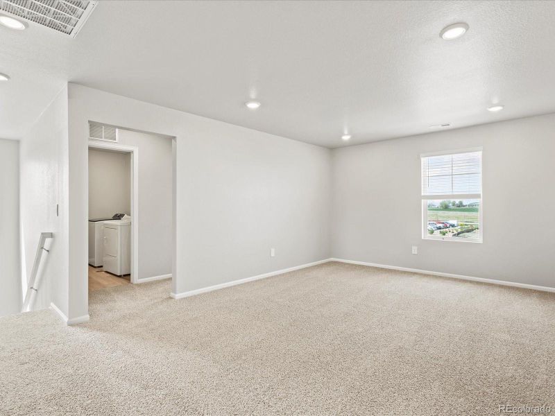 Spacious, unfurnished interior of a new home in Revere at Johnstown, Johnstown (Image 19). Spacious, unfurnished interior of a new home in Revere at Johnstown, Johnstown (Image 19).