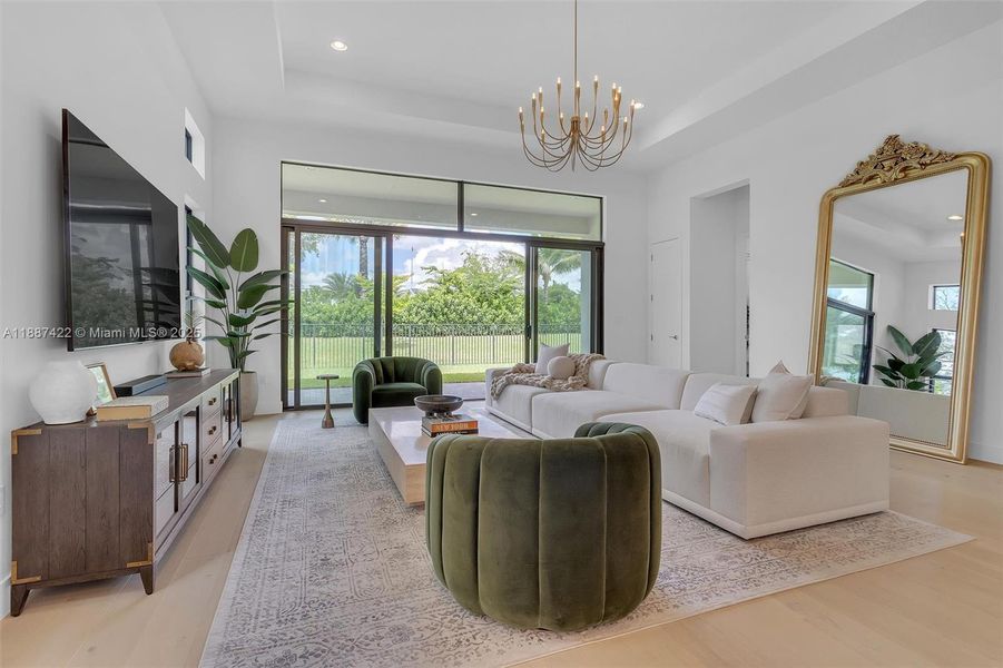 Furnished interior view inside a new home in , Boca Raton (Image 21). Furnished interior view inside a new home in , Boca Raton (Image 21).