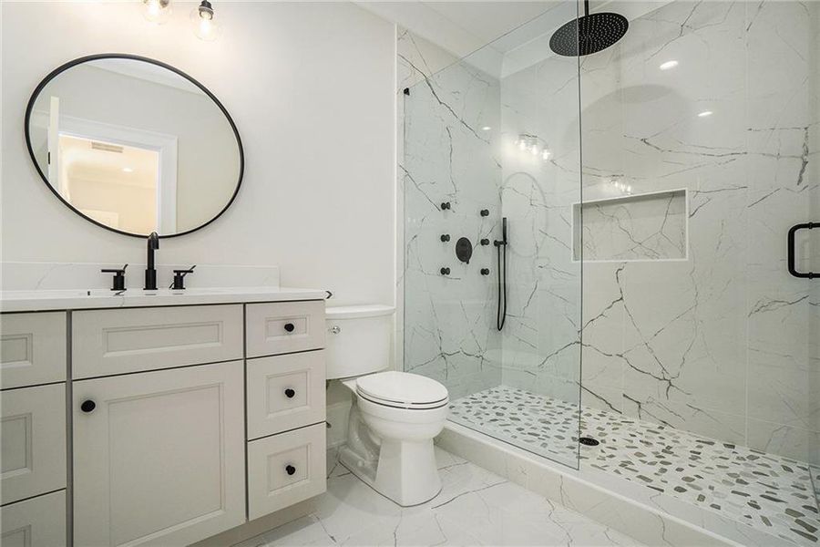 Furnished interior view inside a new home in , Bethlehem (Image 8).