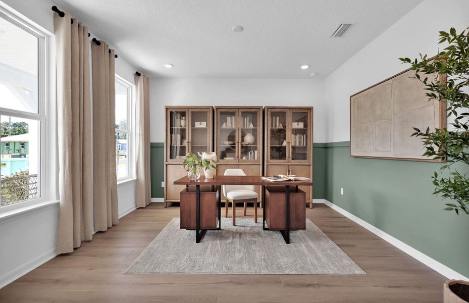 Representative furnished interior of a home built from the Whitestone by Pulte Homes in Joseph Oaks, Jacksonville (Image 8).