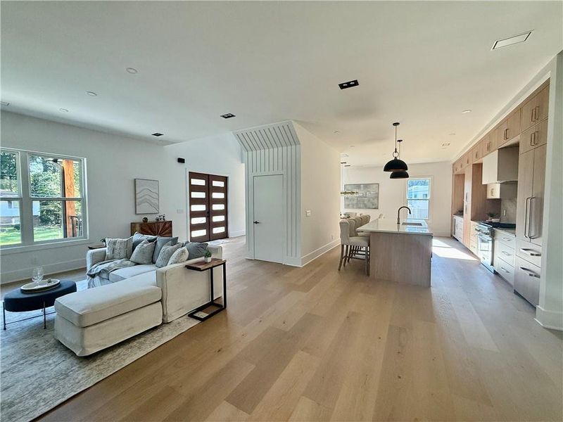 Furnished interior view inside a new home in , Dunwoody (Image 43).