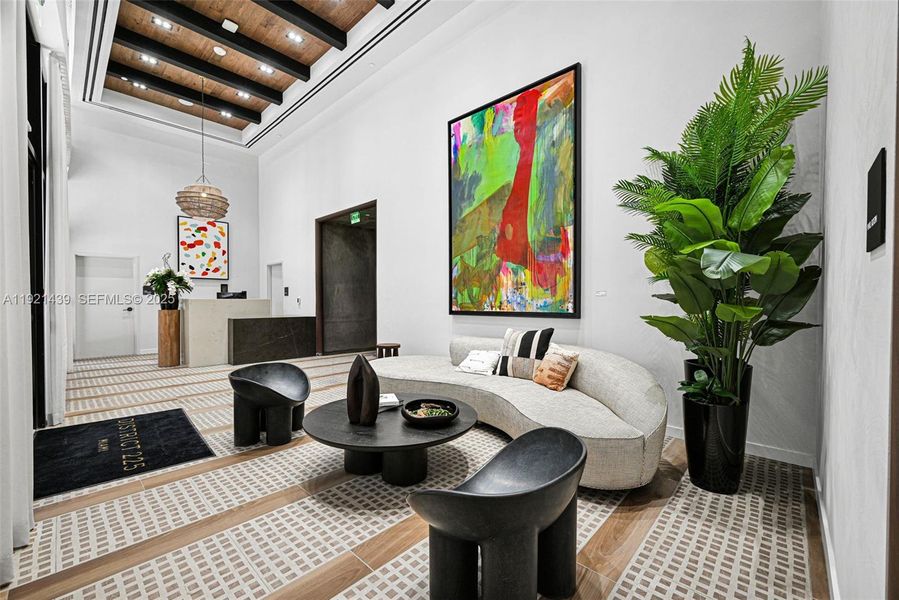 Furnished interior view inside a new home in , Miami (Image 7).