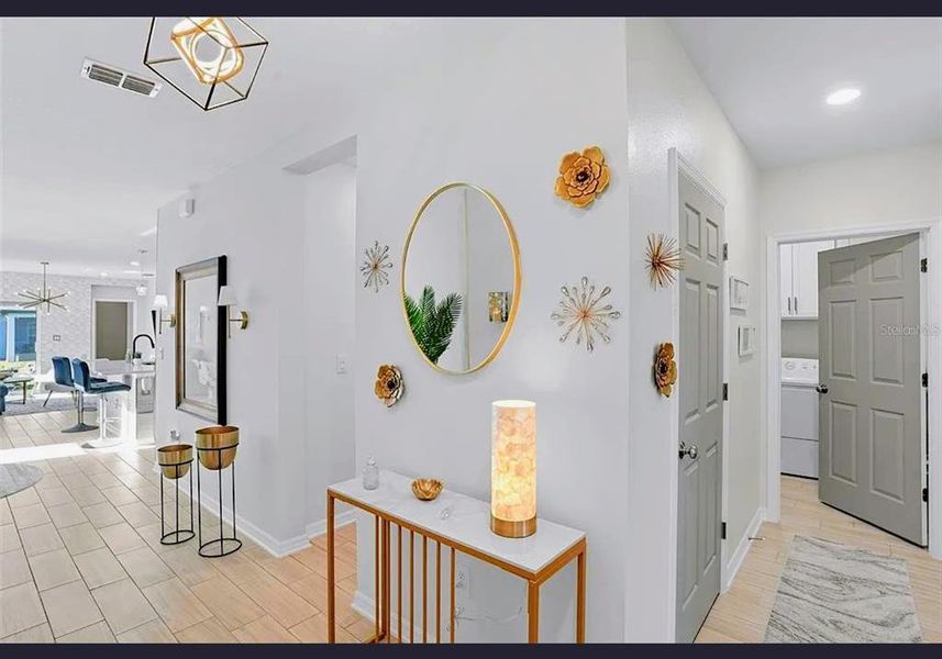 Furnished interior view inside a new home in , Port Charlotte (Image 18). Furnished interior view inside a new home in , Port Charlotte (Image 18).