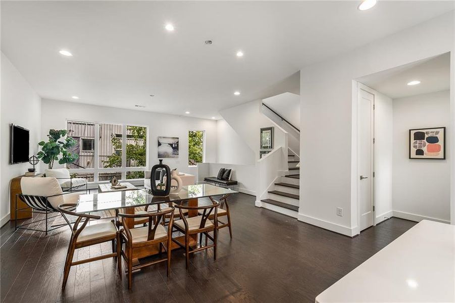 Furnished interior view inside a new home in , Atlanta (Image 30).