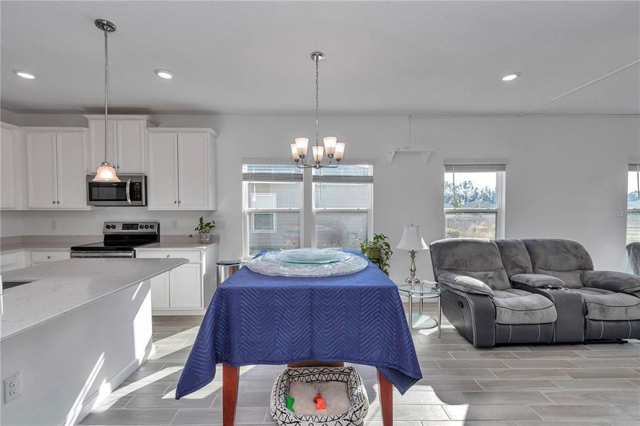 Furnished interior view inside a new home in Liberty Village: Liberty Village - Phase One, Ocala (Image 19). Furnished interior view inside a new home in Liberty Village: Liberty Village - Phase One, Ocala (Image 19).