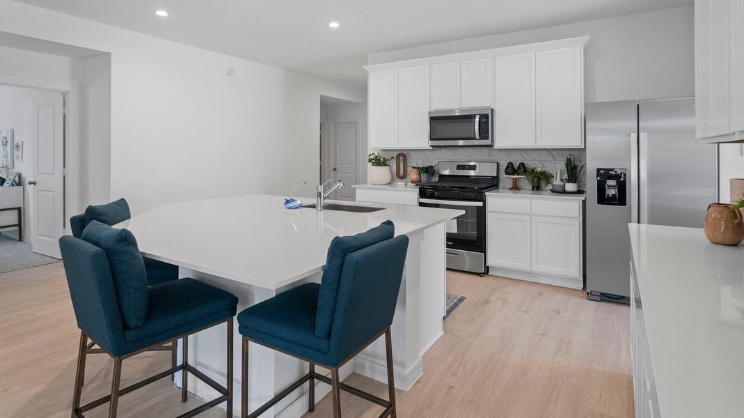 Furnished interior view inside a new home in Evergreen, Rosenberg (Image 4).