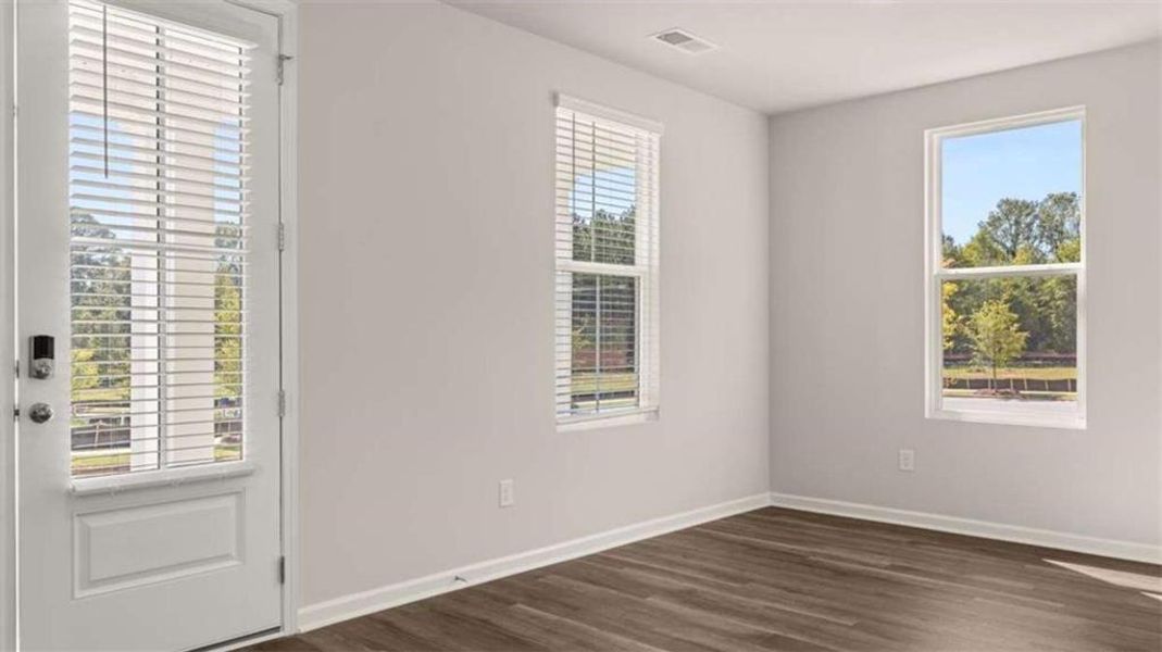 Spacious, unfurnished interior of a new home in Brookland Commons, Monroe (Image 29).