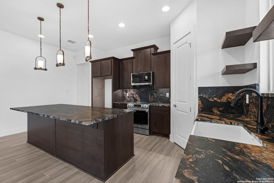 Furnished interior view inside a new home in , Floresville (Image 3). Furnished interior view inside a new home in , Floresville (Image 3).