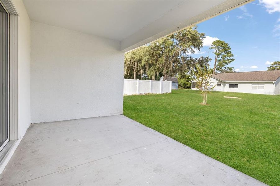 Exterior details and patio area of a home in , Palm Coast (Image 27). Exterior details and patio area of a home in , Palm Coast (Image 27).