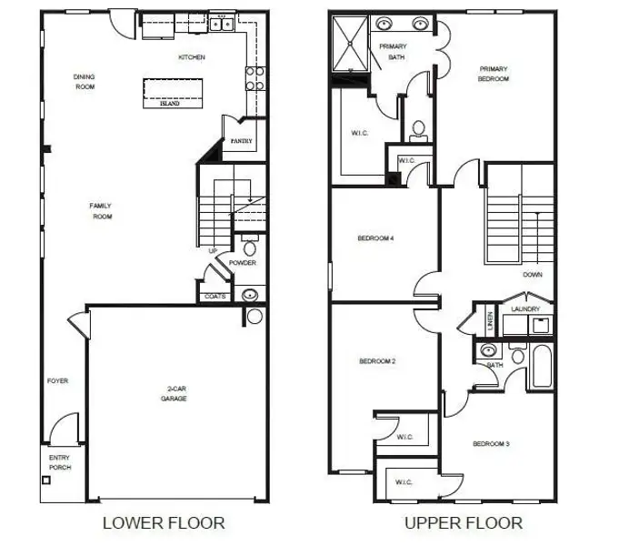 2D floor plan layout of this home in , Norcross, GA (Image 4).