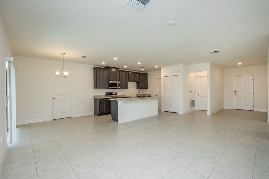 Representative unfurnished interior of a home built from the Clearwater by Maronda Homes in Port St. John, Cocoa (Image 12).