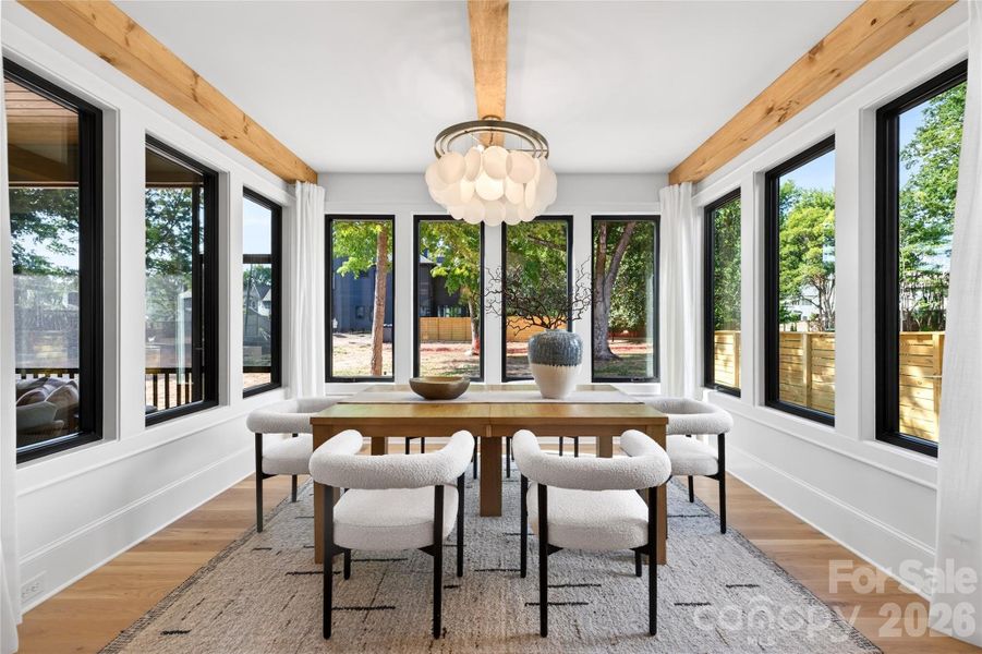 Furnished interior view inside a new home in , Charlotte (Image 10).