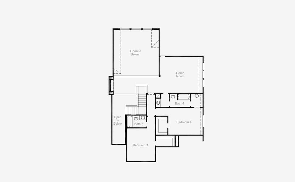 2D floor plan layout for the Nolan - 60 Homesites by Coventry Homes in Candela 60', Richmond, TX (Image 20). 2D floor plan layout for the Nolan - 60 Homesites by Coventry Homes in Candela 60', Richmond, TX (Image 20).