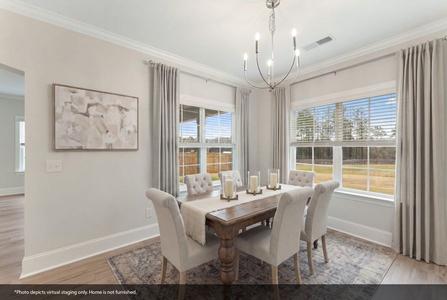 Furnished interior view inside a new home in Taylor Oaks, Greenville (Image 9).